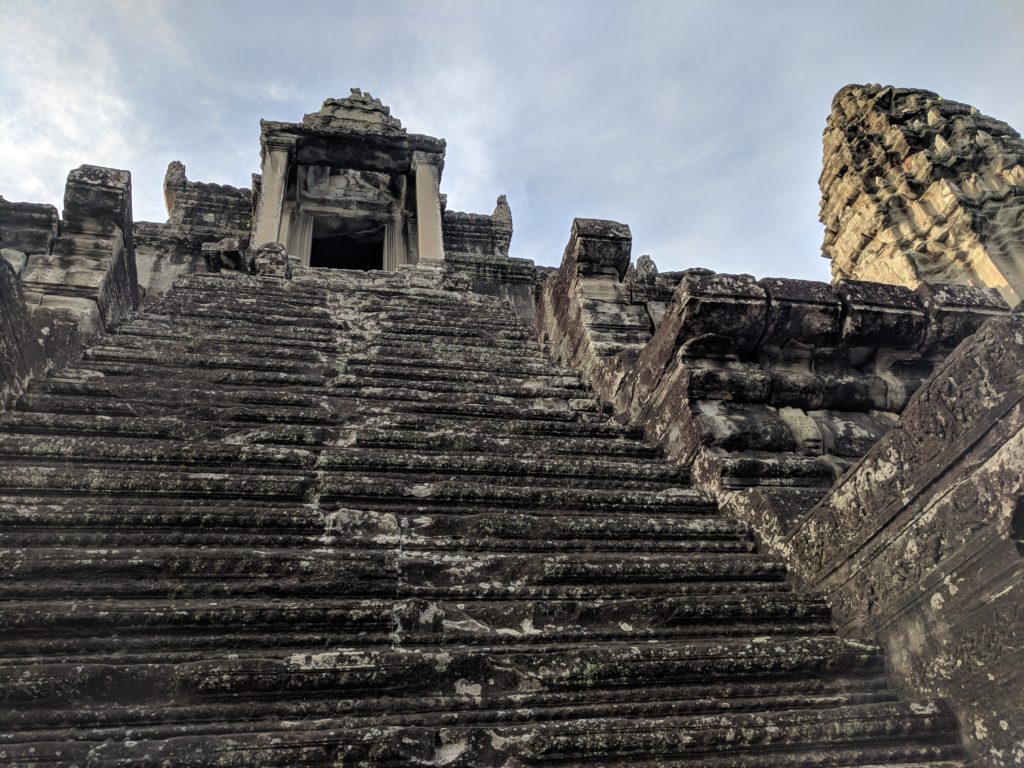 Steeeeep steps to the top